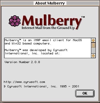 what is mulberry email client