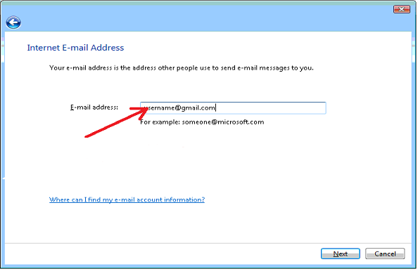 configuring windows loive mail for gmail access
