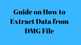 Extract Data from DMG File