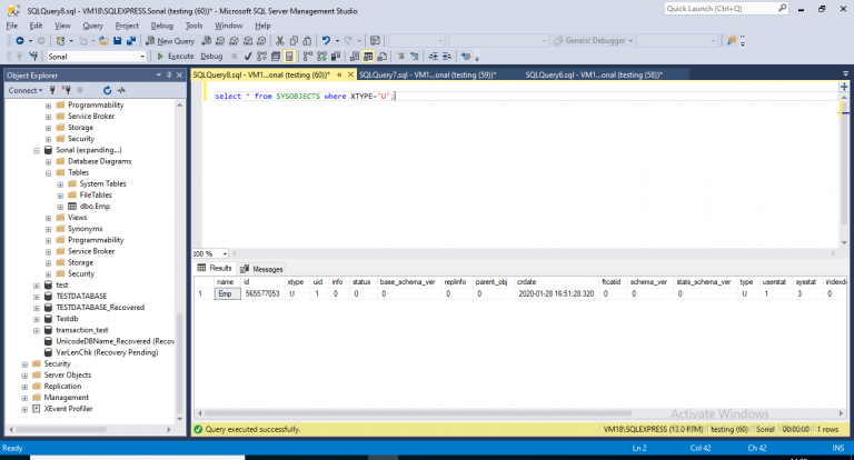 View Tables in SQL Server Management Studio - Multiple Approaches