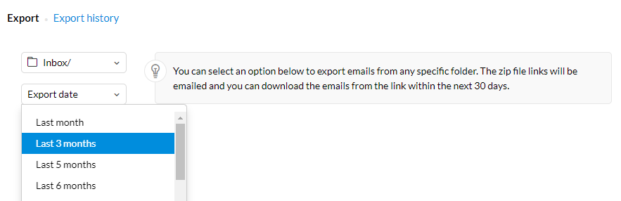 Export Zoho Mail Emails