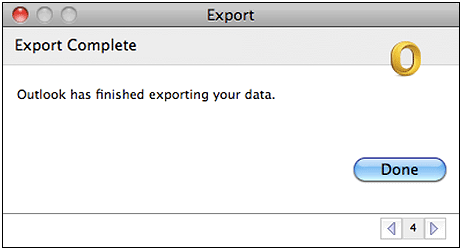 Export button