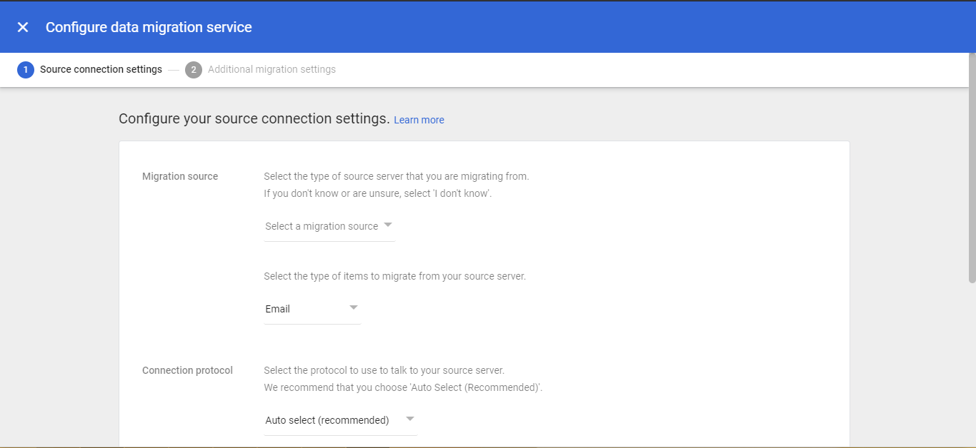 choose source domain