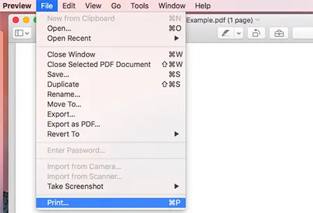 remove pdf permissions password on mac