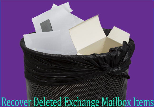 recover deleted exchange mailbox items